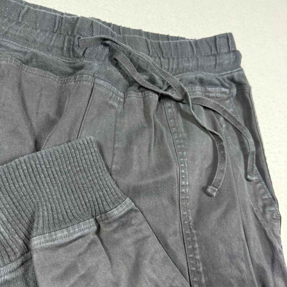 Standard James Perse Mens Black Drawstring Cargo Jogger Pants Size 3